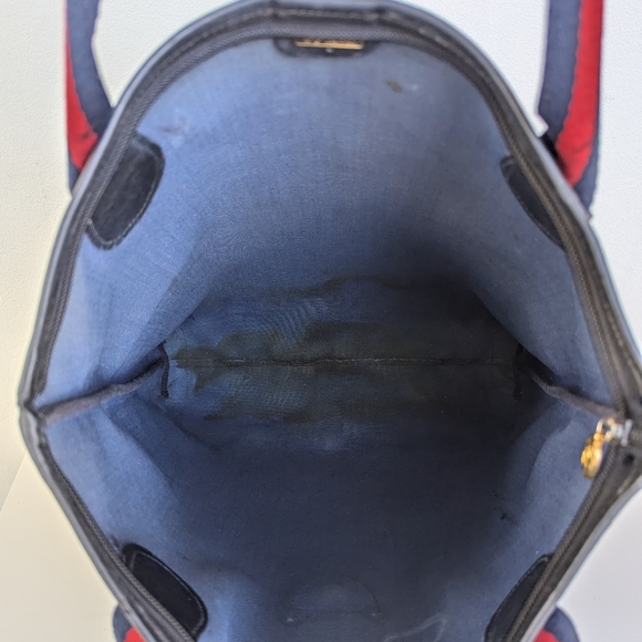 💚 Gucci Vintage GG Mini Monogram Canvas Large Tote Shoulder Bag VTG - Picture 15 of 16